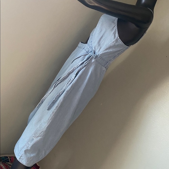 Express Light Blue Denim Dress - Picture 5 of 13